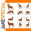 12pcs HO Scale 1:87 PVC Model Animals Set