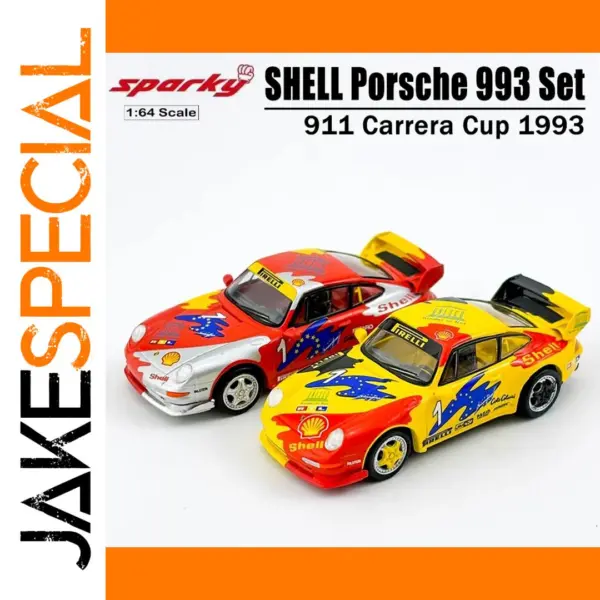 1/64 Scale Porsche 993 Diecast Model Set