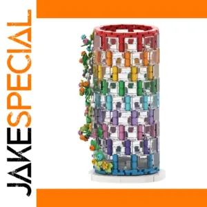 Gobricks MOC Flower Vase Building Blocks Kit