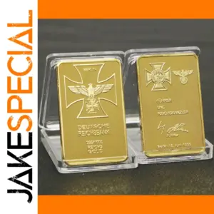 Gold Plated Buffalo Bar 1 Troy Ounce Replica