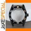 Modified Seiko Watch Case Black Tiger Whale 40mm