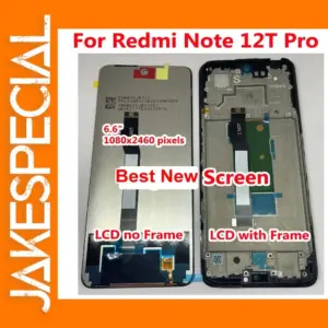 6.6 inches Xiaomi Redmi Note 12T Pro LCD Touch Screen