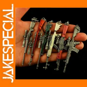 Mini PUBG Gun Keychain Collectible Toy 9cm