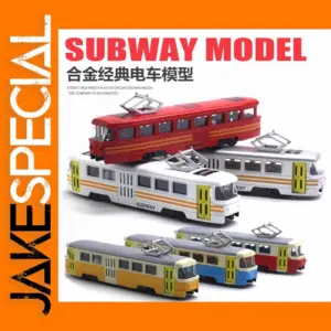 1:90 Scale Diecast Alloy Tram Model