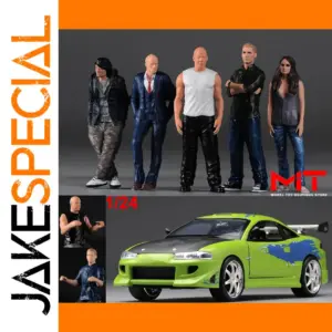 1/24 Scale Paul Walker Gal Gadot Figures Set