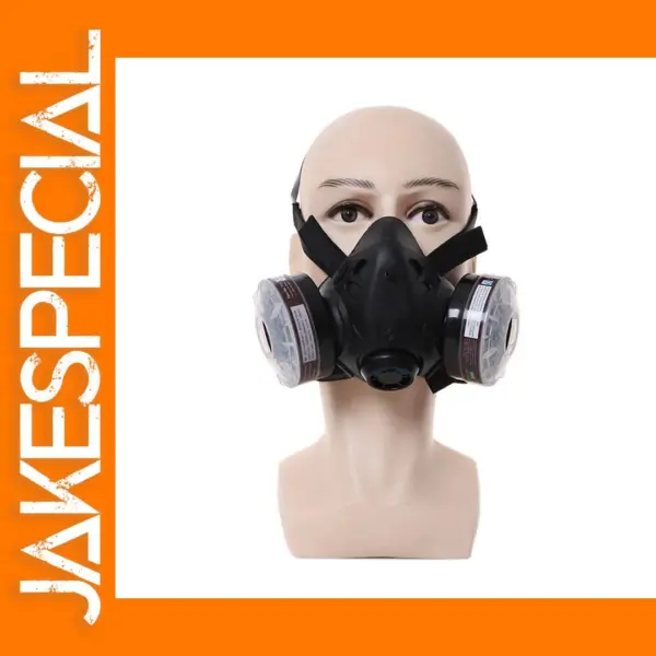 Black Half Face Respirator with P-A-1 Filter