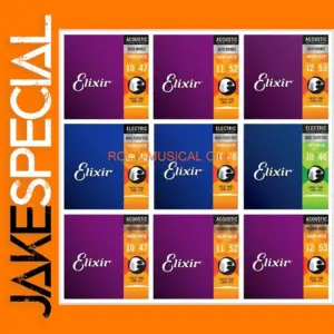 12-Piece Acoustic Guitar Strings Set