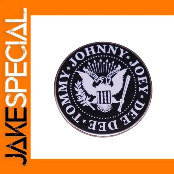 Ramones Band Enamel Pin Brooch Music Badge