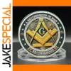 Masonic Brotherhood Silver Replica 40x3 mm