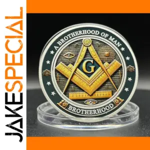 Masonic Brotherhood Silver Coin Replica