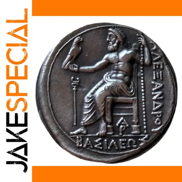 Ancient Greek Silver Plated Coin #83