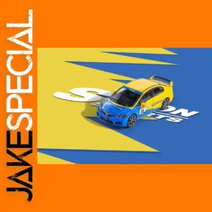 DCT 1:64 FD2 Spoon No.95 Alloy Car Model