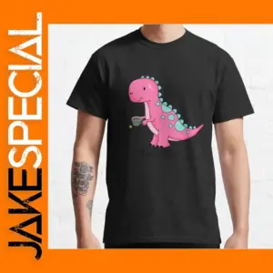 Cute Dinosaur Graphic T-Shirt for Adults