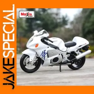 Maisto 1:18 Suzuki Hayabusa GSX-1300R Diecast Motorcycle