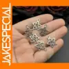 20pcs Swirl Star Charms for Jewelry Crafting