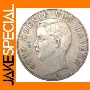 1908-D Bavarian Gold Mark Otto Item Collectible