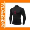 Anime Printed Men's Compression T-Shirt