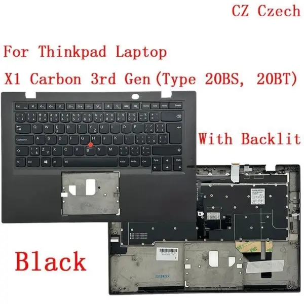 Backlit Keyboard for Lenovo ThinkPad X1 Carbon 3rd Gen - Image 8