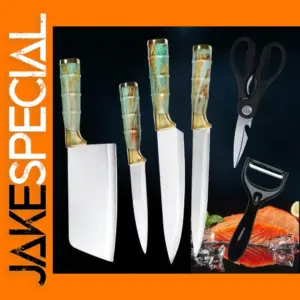 Professional Chef's Multi Knife Set with Box