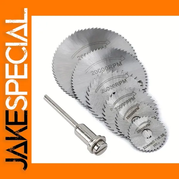 7-Piece High-Speed Steel Cutting Blade Set