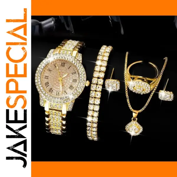6 Pack Women's Elegant Quartz Watches Set