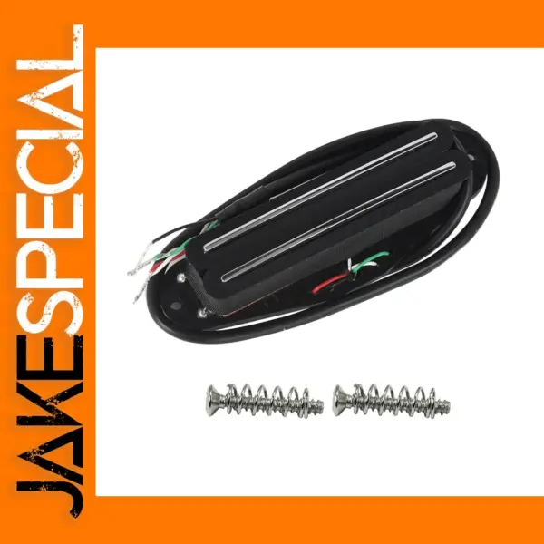 Ceramic Dual Rails Mini Humbucker Pickup Black