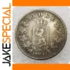 Norway 1897 Silver Coin Replica Decor