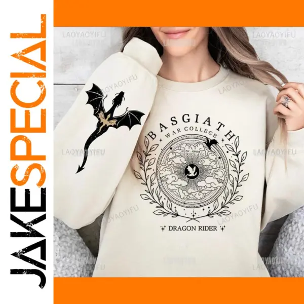 Basgiath War College Print Hoodie for Women
