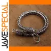 Men's Vintage Braided Stainless Steel Bracelet