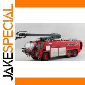 1:50 Scale OSHKOSH STRIKER Airport Fire Engine Model