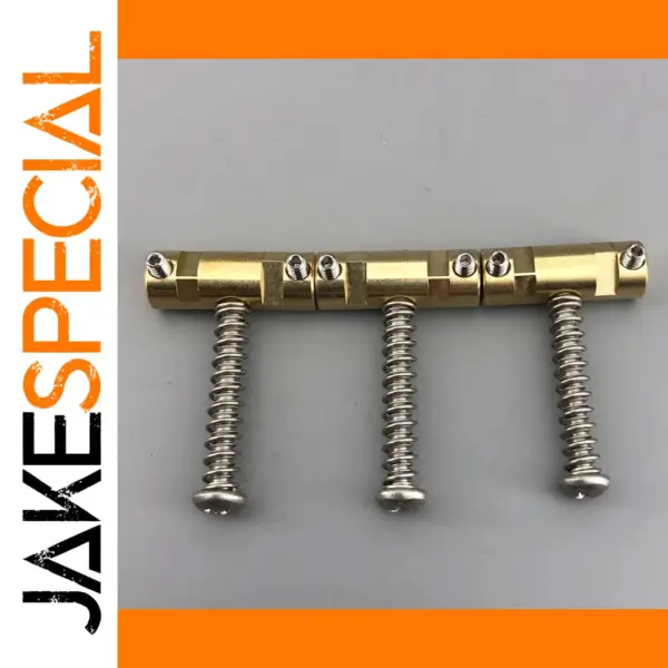 Brass Guitar Bridge Saddles for Tele 3-Piece