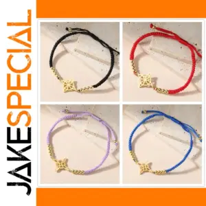 Witch Knot Charms Stainless Steel Bracelet