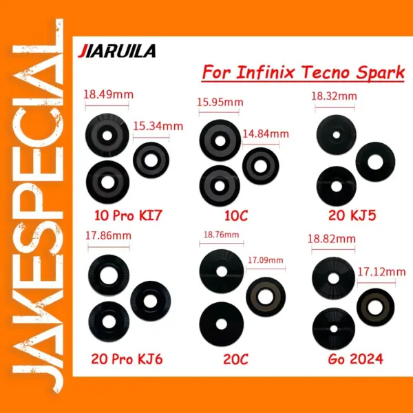 Rear Camera Glass Lens Cover for Infinix Spark 10 Series