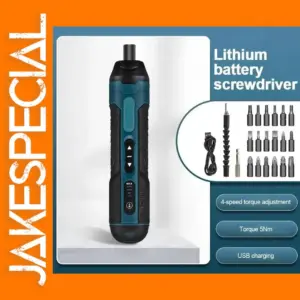 Cordless Electric Screwdriver with 1300mAh Battery