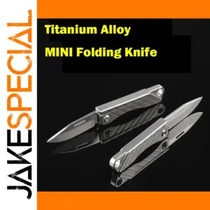 Titanium Alloy Mini Folding Knife EDC Tool