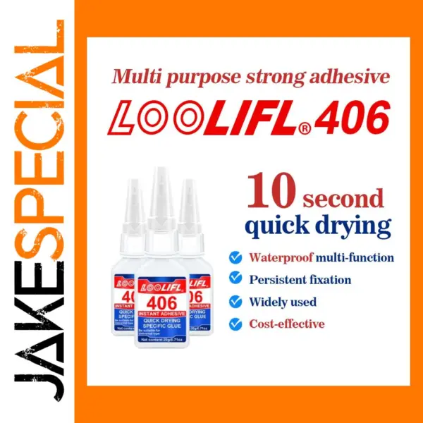 LOOLIFL 406 Quick-Bond Liquid Glue 20g
