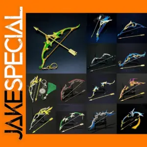 Genshin Impact Alloy Sword and Bow Model 17cm