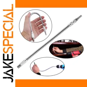 300mm Silver Flexible Shaft Screwdriver Tool