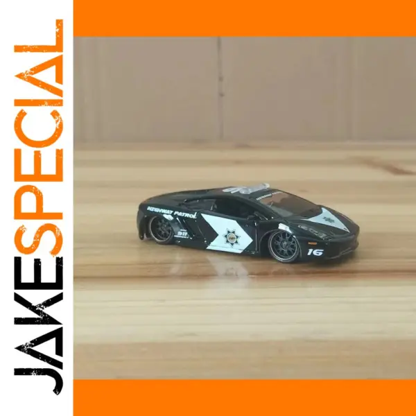 Lamborghini Gallardo Police Car Model 1:64 Scale