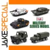 3-Inch Diecast Military Tank Model 1:64 Scale