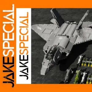 F22 Fighter Building Blocks Model 1837PCS