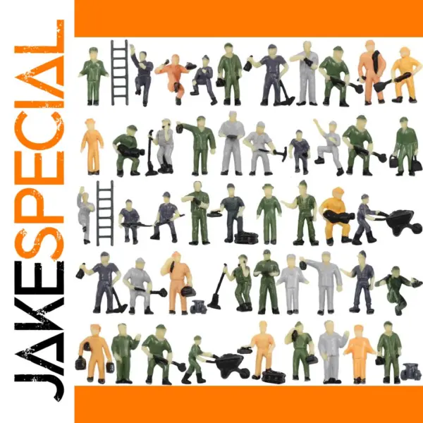 Evemodel 50pcs HO Scale Painted Figures
