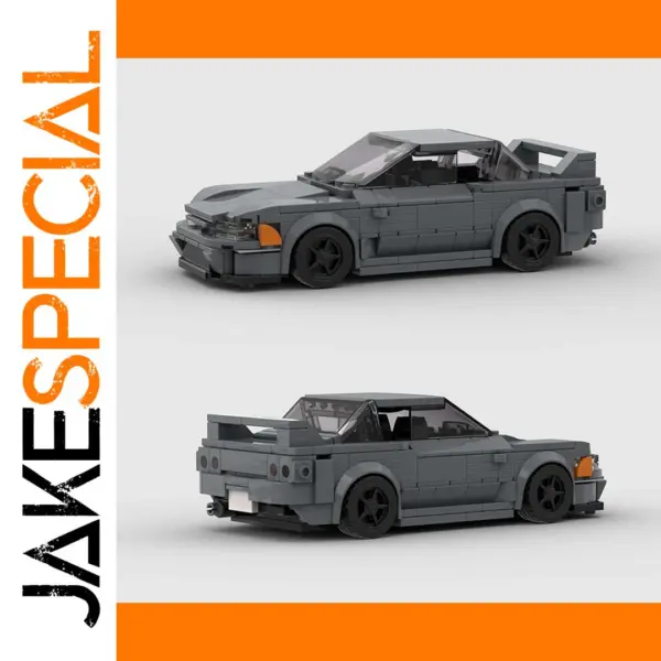 MOC R32 GTR Building Block Car Model