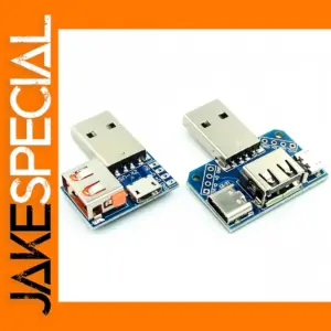 USB Male to Type-C Micro USB Adapter Plate