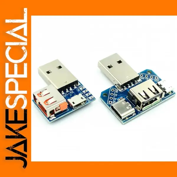 USB Male to Type-C Micro USB Adapter Plate