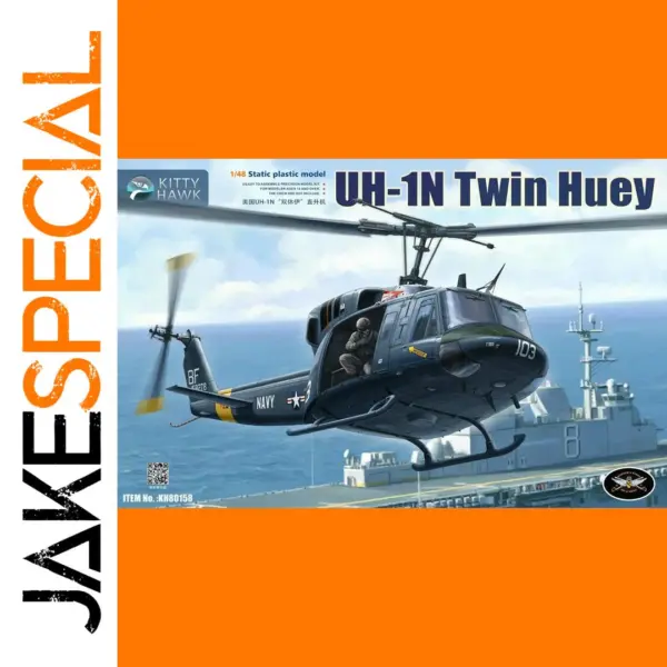 Kitty Hawk 1/48 UH-1N Twin Huey Model Kit