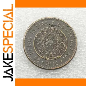 1916 Mexico 20 Pesos Replica Coin