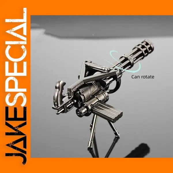 PUBG Gatling Gun Keychain 18cm Metal Ornament