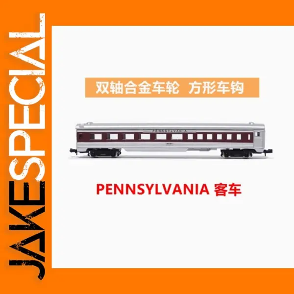 N Scale 1/160 Pennsylvania Train Car Model