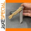 Higonokami Mini Folding Knife with Damascus Steel